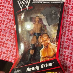 WWE Red and Black Action Figure